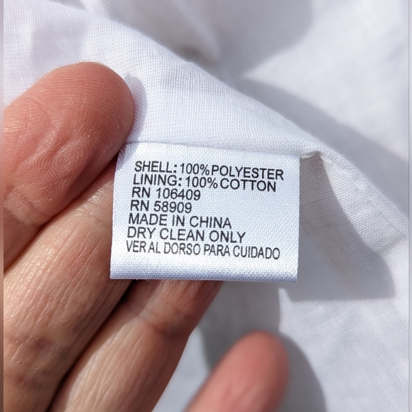 NWT Cremieux Split Back Striped Sleeveless Dress SZ 4 - Picture 3 of 11